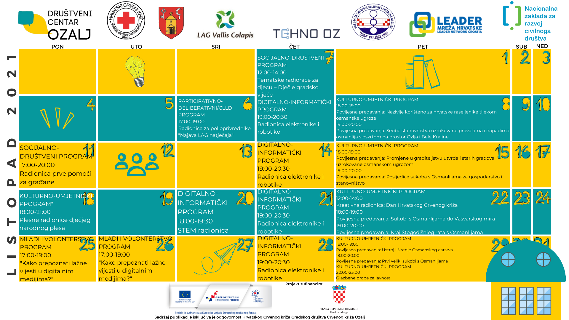 DC Ozalj kalendar LISTOPAD