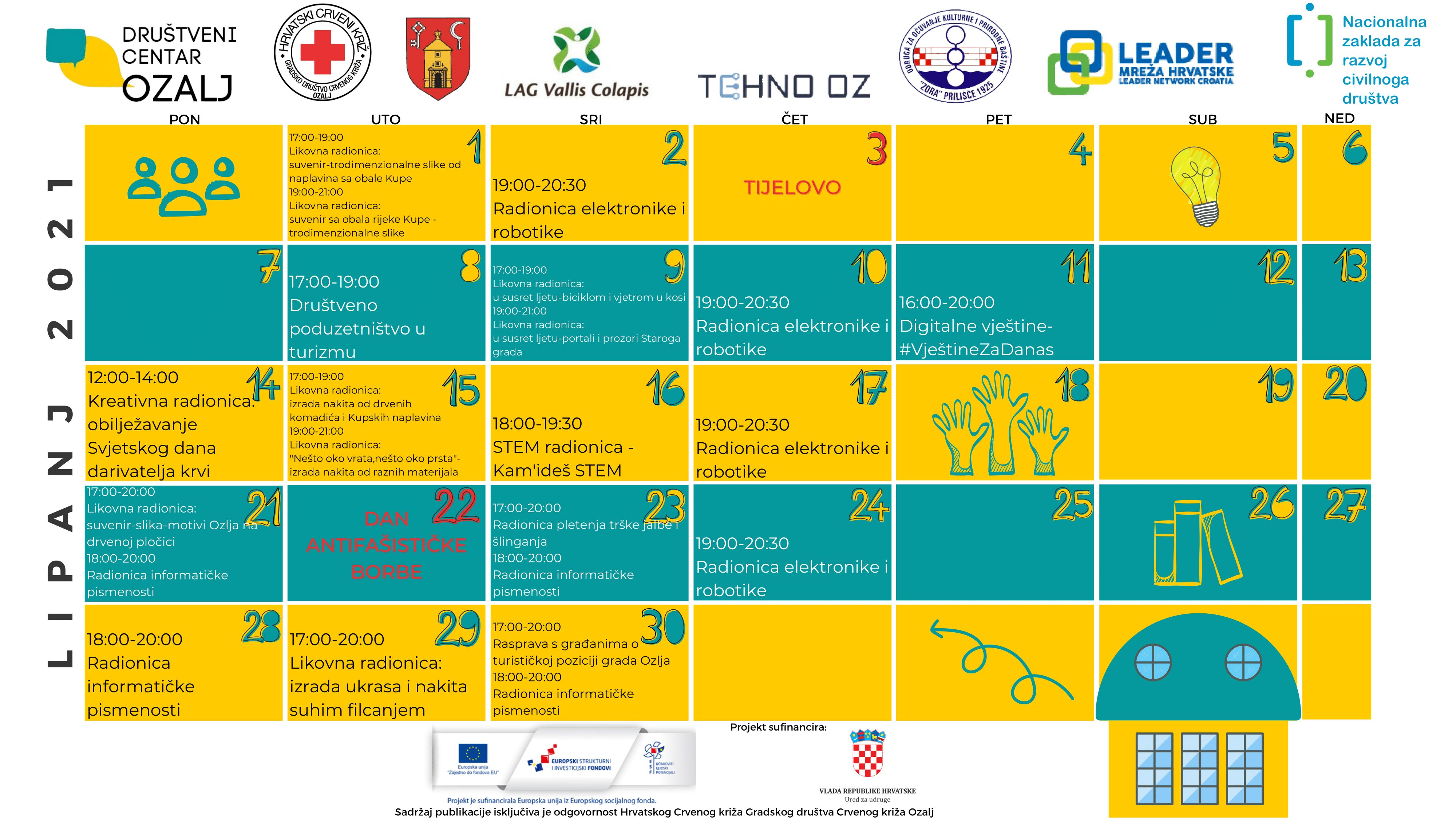 DC Ozalj kalendar lipanj 2021 1