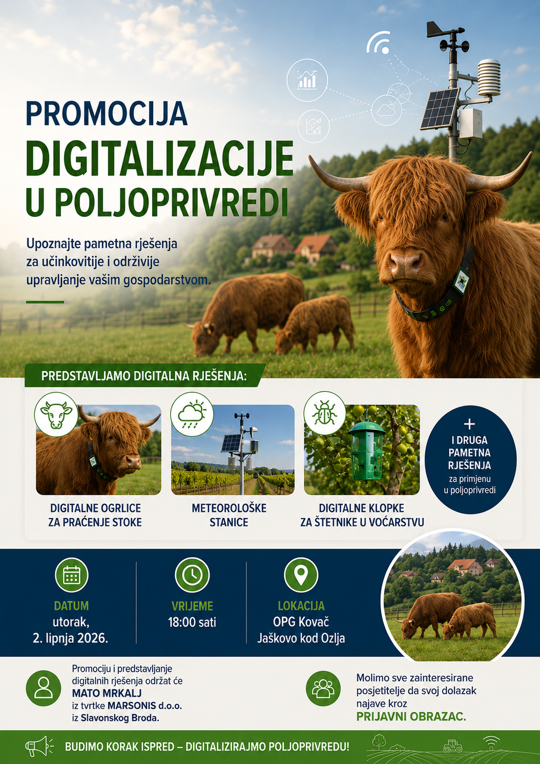 Poziv na sudjelovanje – Promocija digitalizacije u poljoprivredi